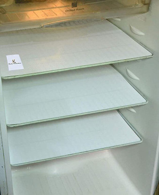 KUBER INDUSTRIES Fridge Mat(Width: 48 cm, White)