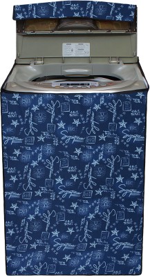 Glassiano Front Loading Washing Machine  Cover(Width: 66.04 cm, Blue, Grey)