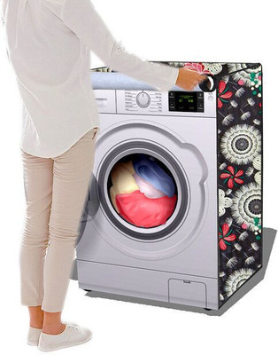 Decorly Furnishings Front Loading Washing Machine  Cover(Width: 63 cm, Multicolor)