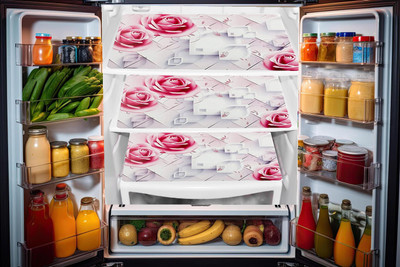 REVEXO Fridge Mat(Width: 32 cm, Multicolor)
