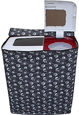 KingMatters Top Loading Washing Machine  Cover(Width: 82 cm, White, Multi)