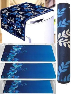 RichBox Fridge Mat(Width: 53 cm, Blue)