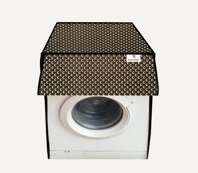 GURU-ISHMA Front Loading Washing Machine  Cover(Width: 60.96 cm, Grey, White, Black)