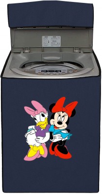 JM Homefurnishings Top Loading Washing Machine  Cover(Width: 68 cm, Blue)