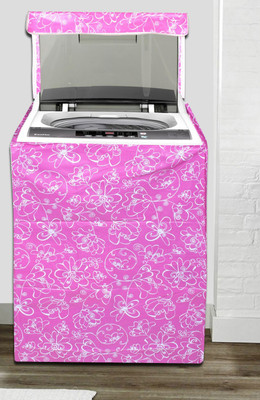 CASA FURNISHING Top Loading Washing Machine  Cover(Width: 57 cm, WM-TL-PVC-PINK B)