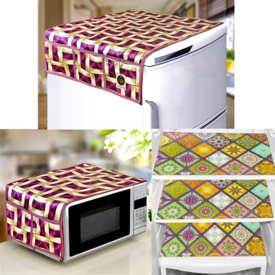 Comfort House Microwave Oven  Cover(Width: 86 cm, PURPLE)