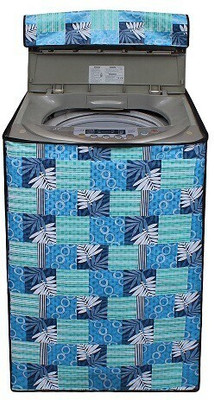 Wings Star Top Loading Washing Machine  Cover(Width: 59 cm, Blue)