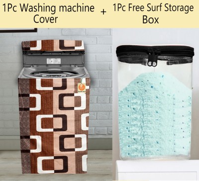 Kanushi Industries Top Loading Washing Machine  Cover(Width: 55 cm, Brown)