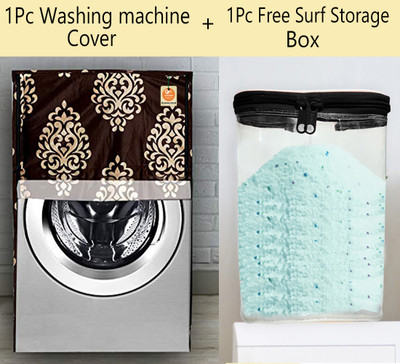 Kanushi Industries Front Loading Washing Machine  Cover(Width: 58 cm, Brown)
