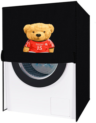 Delideal Front Loading Washing Machine  Cover(Width: 68 cm, Black)