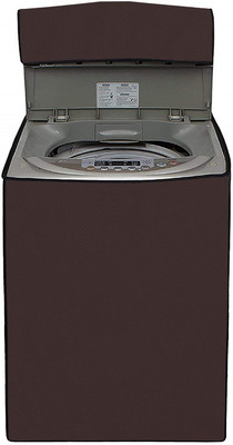 JM Homefurnishings Top Loading Washing Machine  Cover(Width: 69 cm, Brown)
