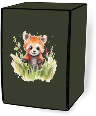 Delideal Front Loading Washing Machine  Cover(Width: 61 cm, Green)