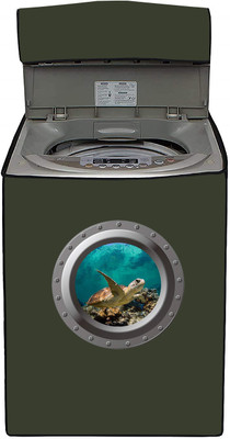 SIMSSOLUTIONS Top Loading Washing Machine  Cover(Width: 66.8999999999999 cm, Green)