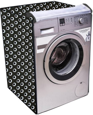 Nitasha Front Loading Washing Machine  Cover(Width: 63 cm, Black)