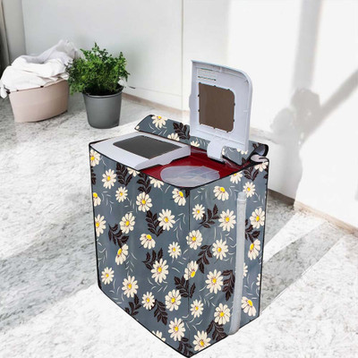 shrinitya Semi-Automatic Washing Machine  Cover(Width: 75 cm, Multicolor)