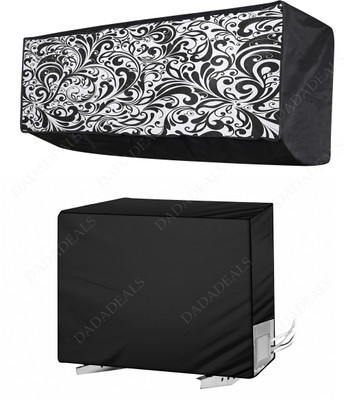 DADADEALS Air Conditioner  Cover(Width: 111.76 cm, Silver)