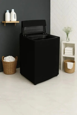 Wings Star Top Loading Washing Machine  Cover(Width: 59 cm, GREY TOP LOADING WASHING MACHINE COVER)