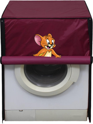 MMGRN Front Loading Washing Machine  Cover(Width: 66.4 cm, Maroon)
