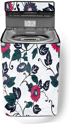 JM Homefurnishings Top Loading Washing Machine  Cover(Width: 55 cm, Blue, Pink)