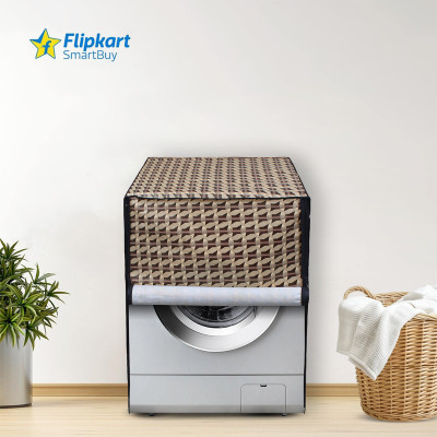 Flipkart SmartBuy Front Loading Washing Machine  Cover(Width: 61 cm, Brown Beige)