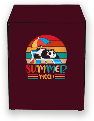 Hizing Front Loading Washing Machine  Cover(Width: 63 cm, Maroon, Red)