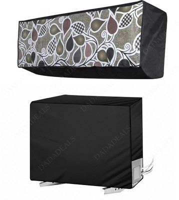 DADADEALS Air Conditioner  Cover(Width: 111.76 cm, Grey)