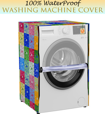 Kanushi Industries Front Loading Washing Machine  Cover(Width: 58 cm, Multi, Trasparent)