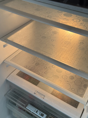 Crosmo Fridge Mat(Width: 28 cm, White)