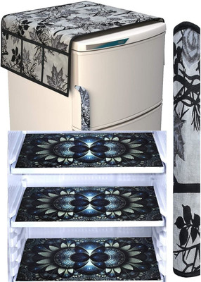 RichBox Refrigerator  Cover(Width: 54 cm, Black)