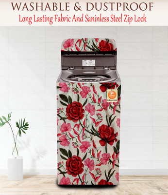 Kanushi Industries Top Loading Washing Machine  Cover(Width: 55 cm, Maroon)
