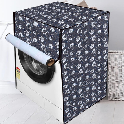 CASA FURNISHING Front Loading Washing Machine  Cover(Width: 60 cm, BLACK, WHITE)