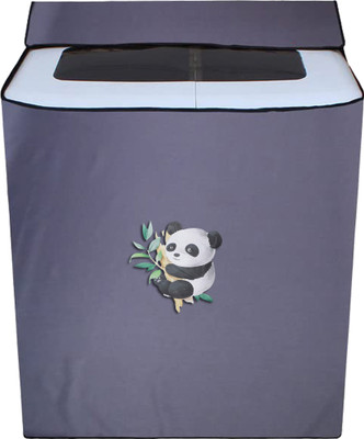 LEORBIX Semi-Automatic Washing Machine  Cover(Width: 80 cm, Grey)
