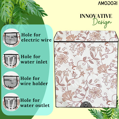 Amodori Semi-Automatic Washing Machine  Cover(Width: 84 cm, Gold)