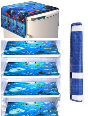 RichBox Refrigerator  Cover(Width: 30 cm, Multi)