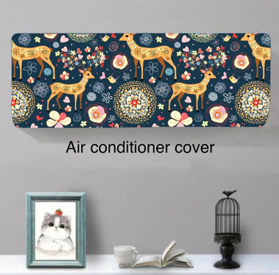 TURIYA Air Conditioner  Cover(Width: 97 cm, Multicolor)