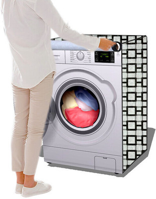 Decorly Furnishings Front Loading Washing Machine  Cover(Width: 62 cm, MALTICOLOUR)