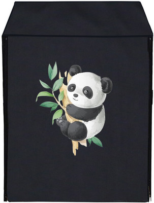 Archistylo Front Loading Washing Machine  Cover(Width: 54 cm, Black)