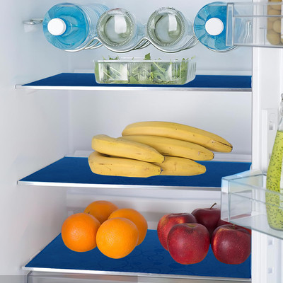 KUBER INDUSTRIES Fridge Mat(Width: 48 cm, Blue)