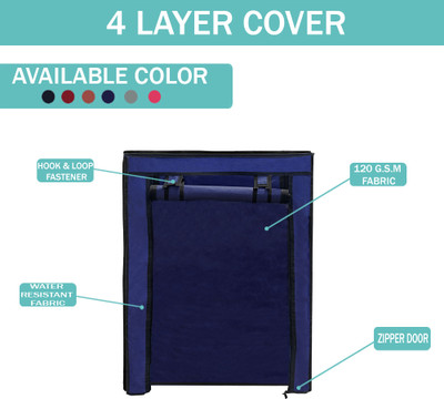 URBAN CHOICE Microwave Oven  Cover(Width: 55 cm, Blue)