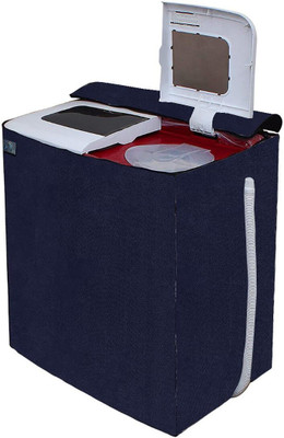 AARVYAN Semi-Automatic Washing Machine  Cover(Width: 84 cm, Blue)