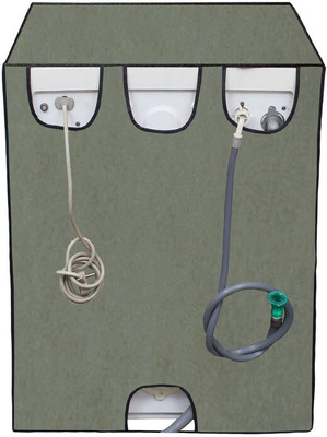 Decorly Furnishings Front Loading Washing Machine  Cover(Width: 62 cm, MALTICOLOUR)