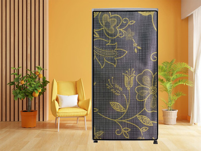RG MART Refrigerator  Cover(Width: 61 cm, black)