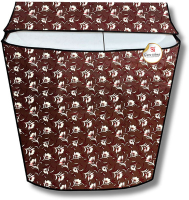 GURU-ISHMA Semi-Automatic Washing Machine  Cover(Width: 82.55 cm, Brown, White)