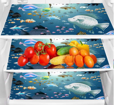 REVEXO Fridge Mat(Width: 44 cm, Multicolor)