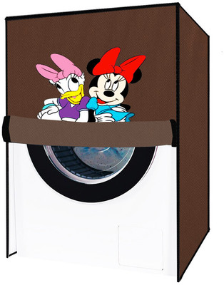 Delideal Front Loading Washing Machine  Cover(Width: 66 cm, Beige)