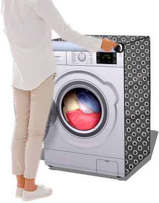 Decorly Furnishings Front Loading Washing Machine  Cover(Width: 63 cm, MALTICOLOUR)