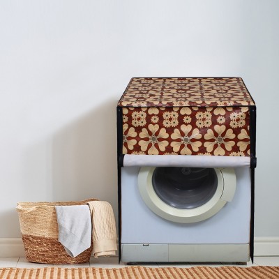 Dream Care Front Loading Washing Machine  Cover(Width: 60.96 cm, Beige, Gold)