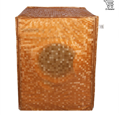 E-Retailer Front Loading Washing Machine  Cover(Width: 58 cm, Orange)