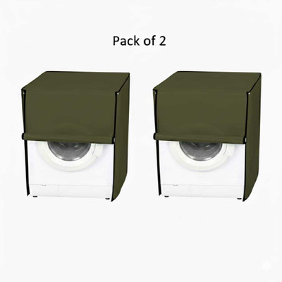 Gudheniya Enterprises Front Loading Washing Machine  Cover(Width: 61 cm, Green)