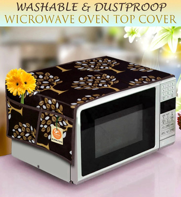Kanushi Industries Microwave Oven  Cover(Width: 86 cm, Brown)
